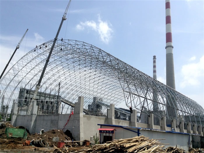 扬州煤机油桶翘工程网架